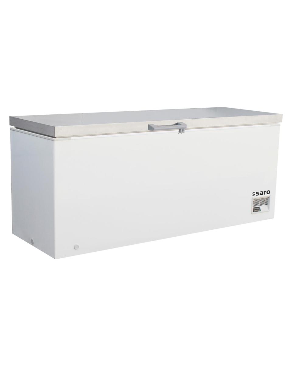 Gefriertruhe – Digitale Temperaturregelung – Edelstahl – 220 V – H 88,5 x B 203,5 x T 73 cm – Saro – 323-4610