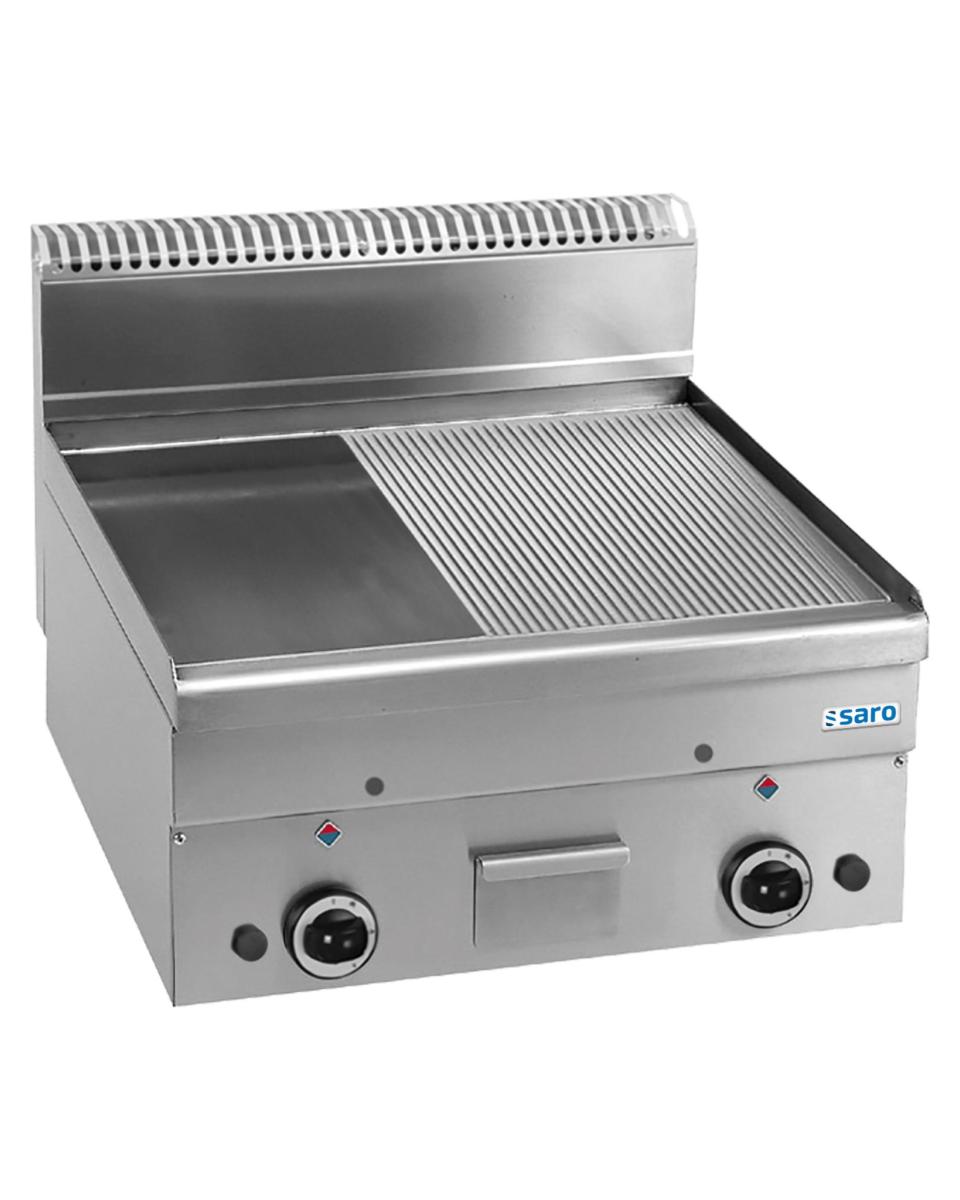 Grillplatte – Gas – Edelstahl – H 27 x B 100 x T 60 CM – Saro – 504-1145