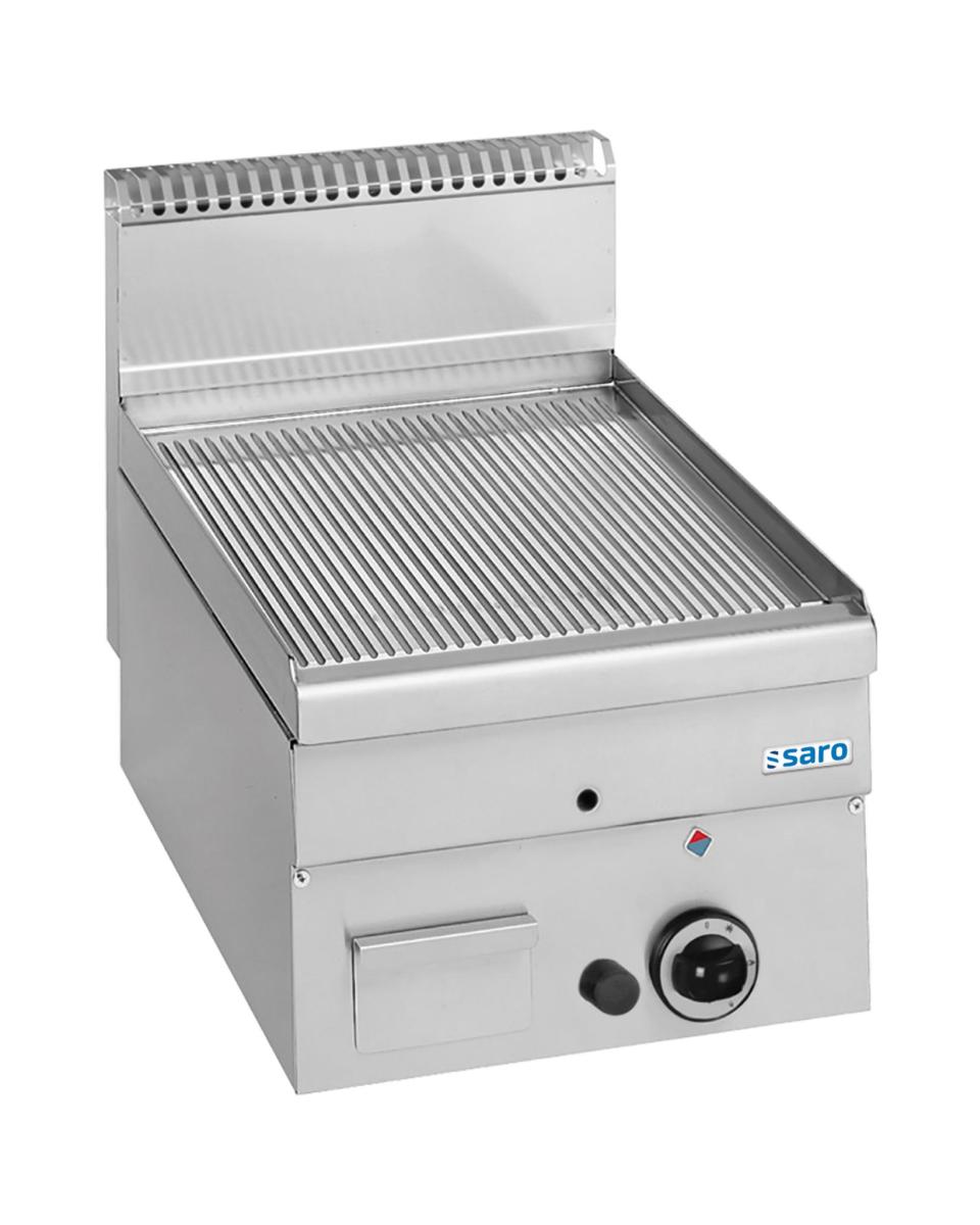 Grillplatte – Gas – Edelstahl – H 27 x B 40 x T 60 CM – Saro – 504-1130