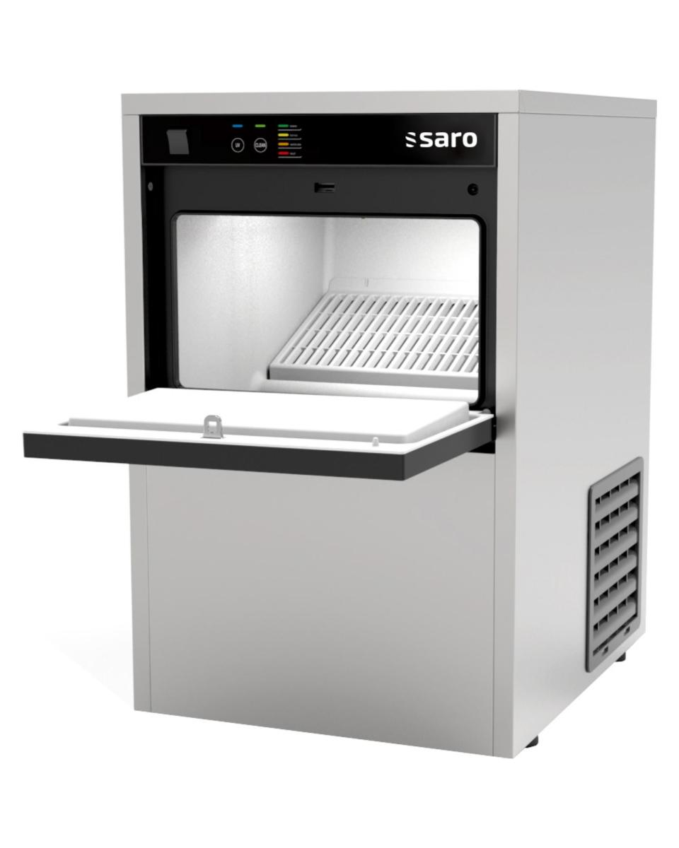 Eiswürfelmaschine – Edelstahl – H 59 x B 38 x T 47,7 CM – Saro – 325-1070