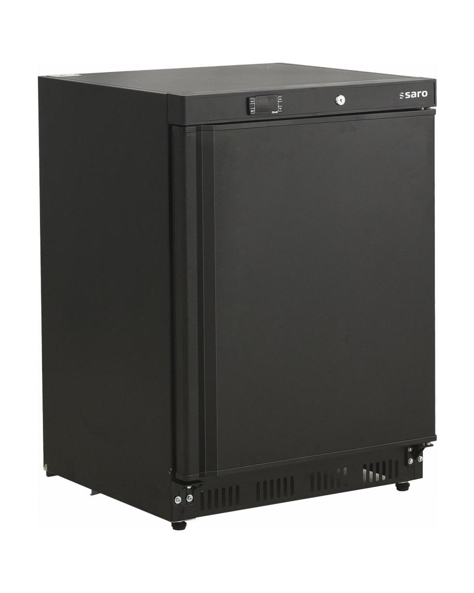 Kühlschrank – Digitale Temperaturregelung – Schwarz – Emailliertes Stahlblech – 129 Liter – 230 V – H 85,5 x B 60 x T 58,5 cm – Saro – 323-2112