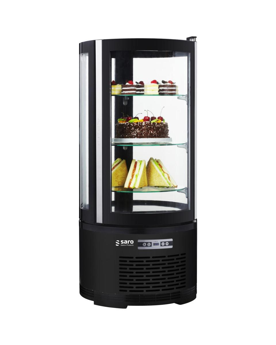 Kuchenvitrine – Digitale Temperaturregelung – Kunststoff – 71 Liter – 230 V – H 103 x B 48 x T 48 cm – Saro – 330-1126
