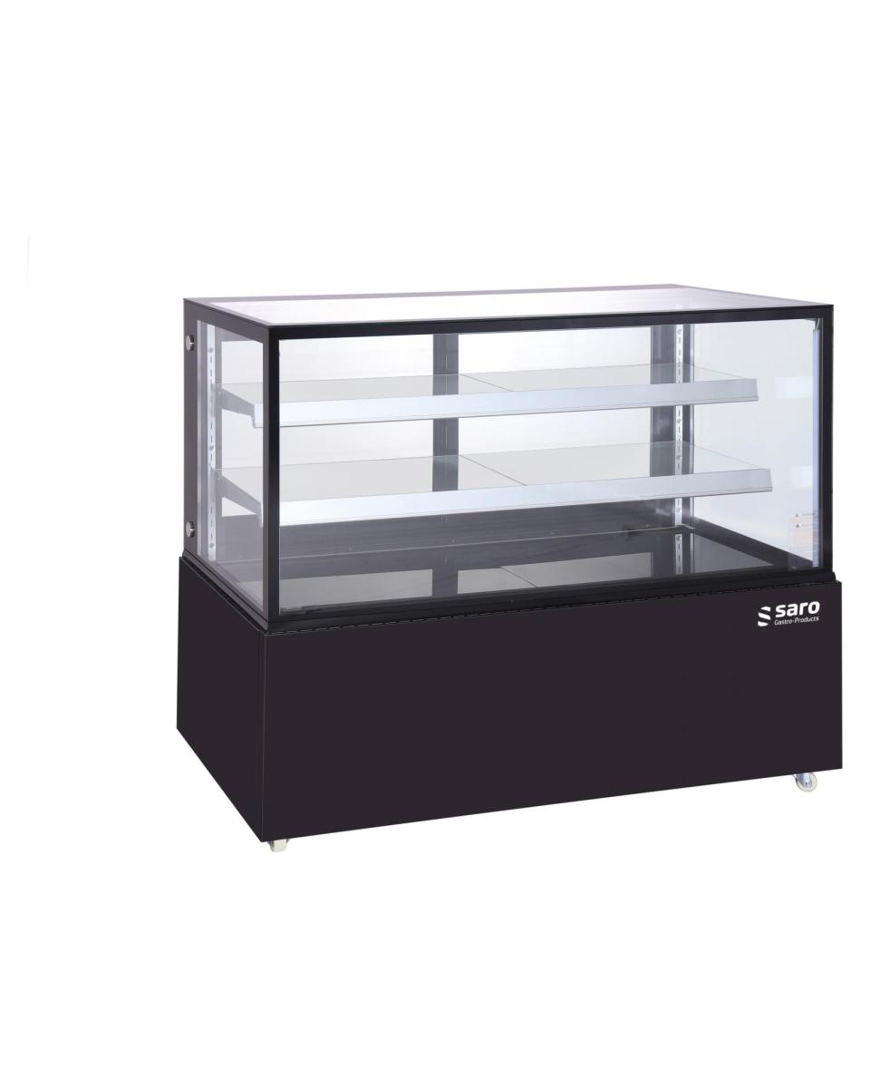 Kuchenvitrine – Digitale Temperaturregelung – Edelstahl – 230 V – H 121 x B 121,5 x T 67,5 cm – Saro – 330-1107