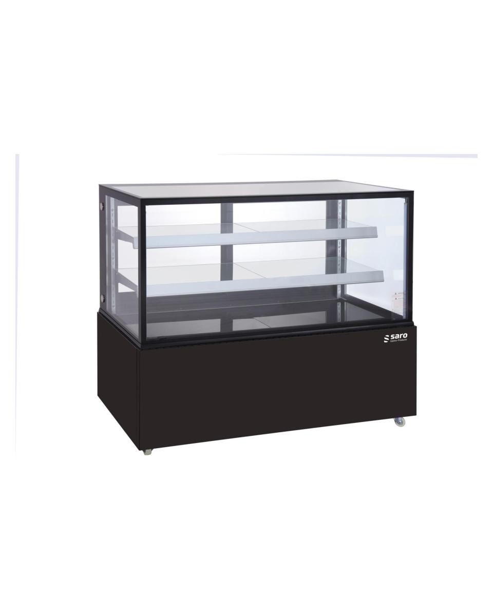 Kuchenvitrine – Digitale Temperaturregelung – Edelstahl – 230 V – H 121 x B 151,5 x T 67,5 cm – Saro – 330-1109