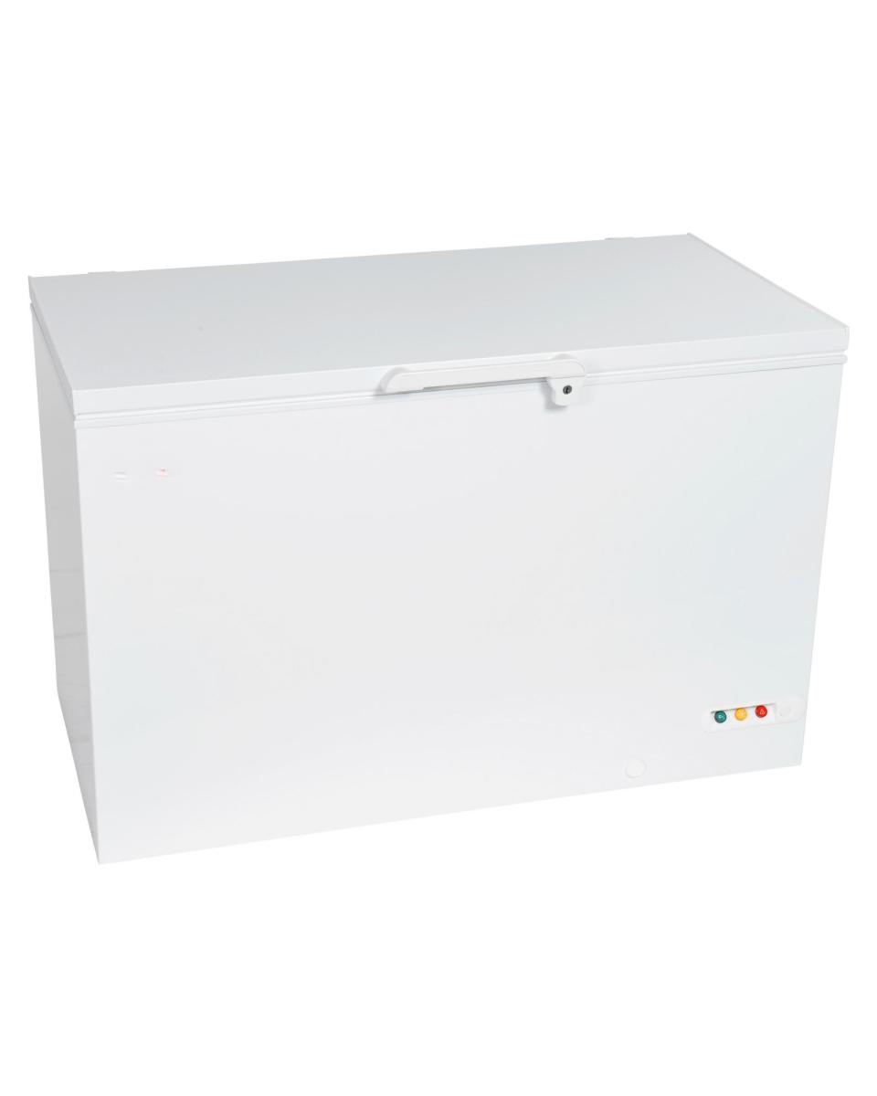 Gefrierschrank – Isolierter Klappdeckel – Manuelle Temperaturregelung – Pulverbeschichteter Stahl – 361 Liter – 230 V – H 86,5 x B 130,5 x T 65,5 cm – Saro – 481-1060