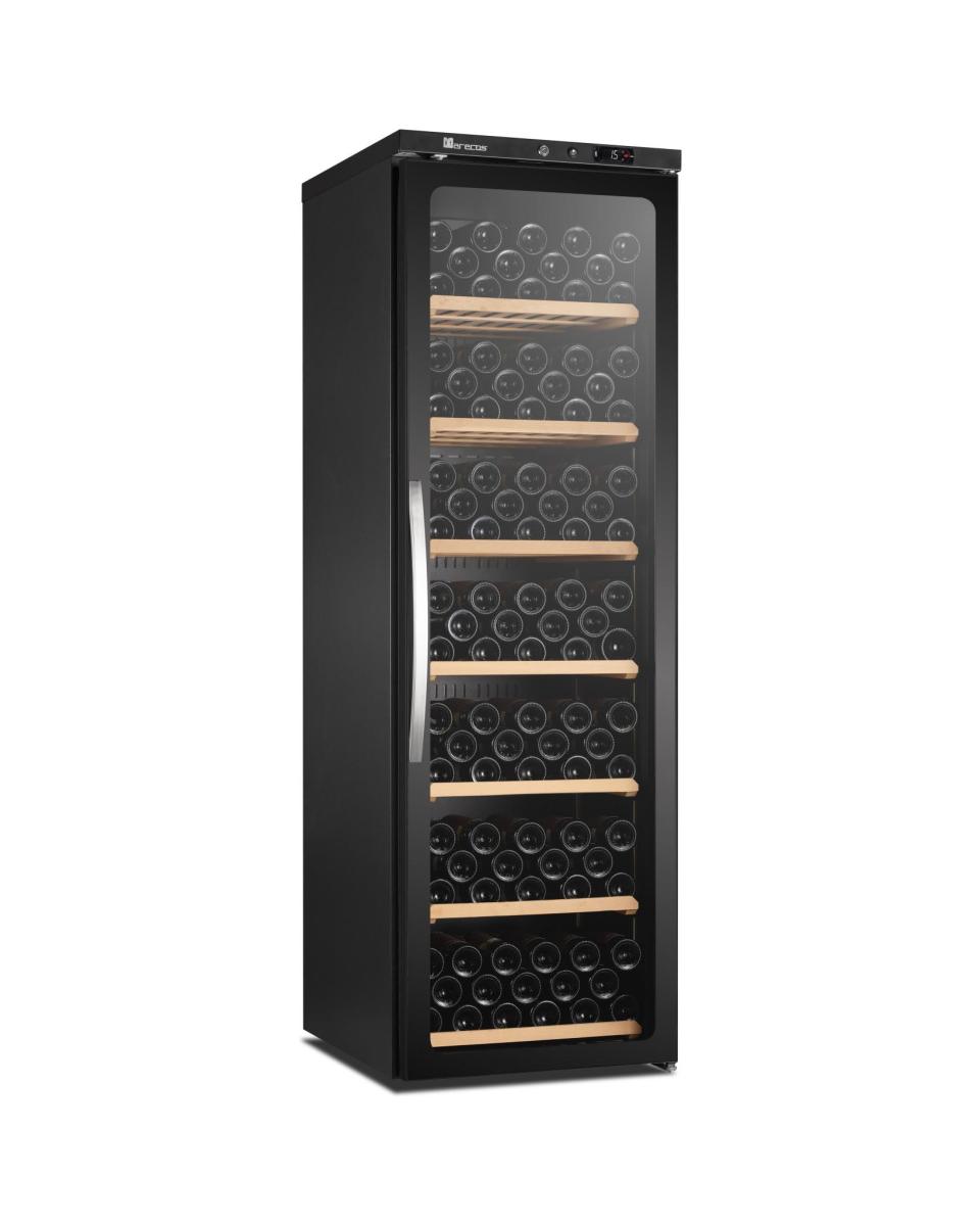 Weinkühlschrank – Stahl – 352 Liter – 230 V – H 186,5 x B 60 x T 70 cm – Saro – 486-1015