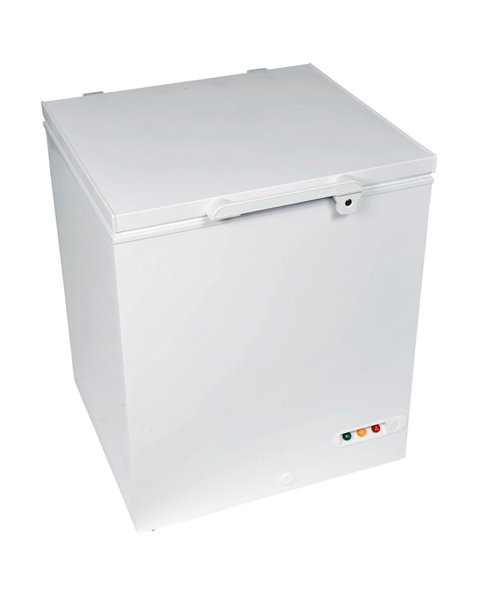 Gefrierschrank – Isolierter Klappdeckel – Manuelle Temperaturregelung – Pulverbeschichteter Stahl – 177 Liter – 230 V – H 86,5 x B 72,5 x T 65,5 cm – Saro – 481-1050
