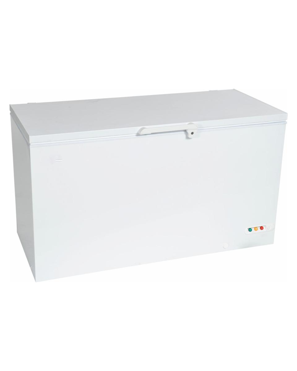 Gefrierschrank – Isolierter Klappdeckel – Manuelle Temperaturregelung – Pulverbeschichteter Stahl – 426 Liter – 230 V – H 86,5 x B 150,5 x T 65,5 cm – Saro – 481-1065