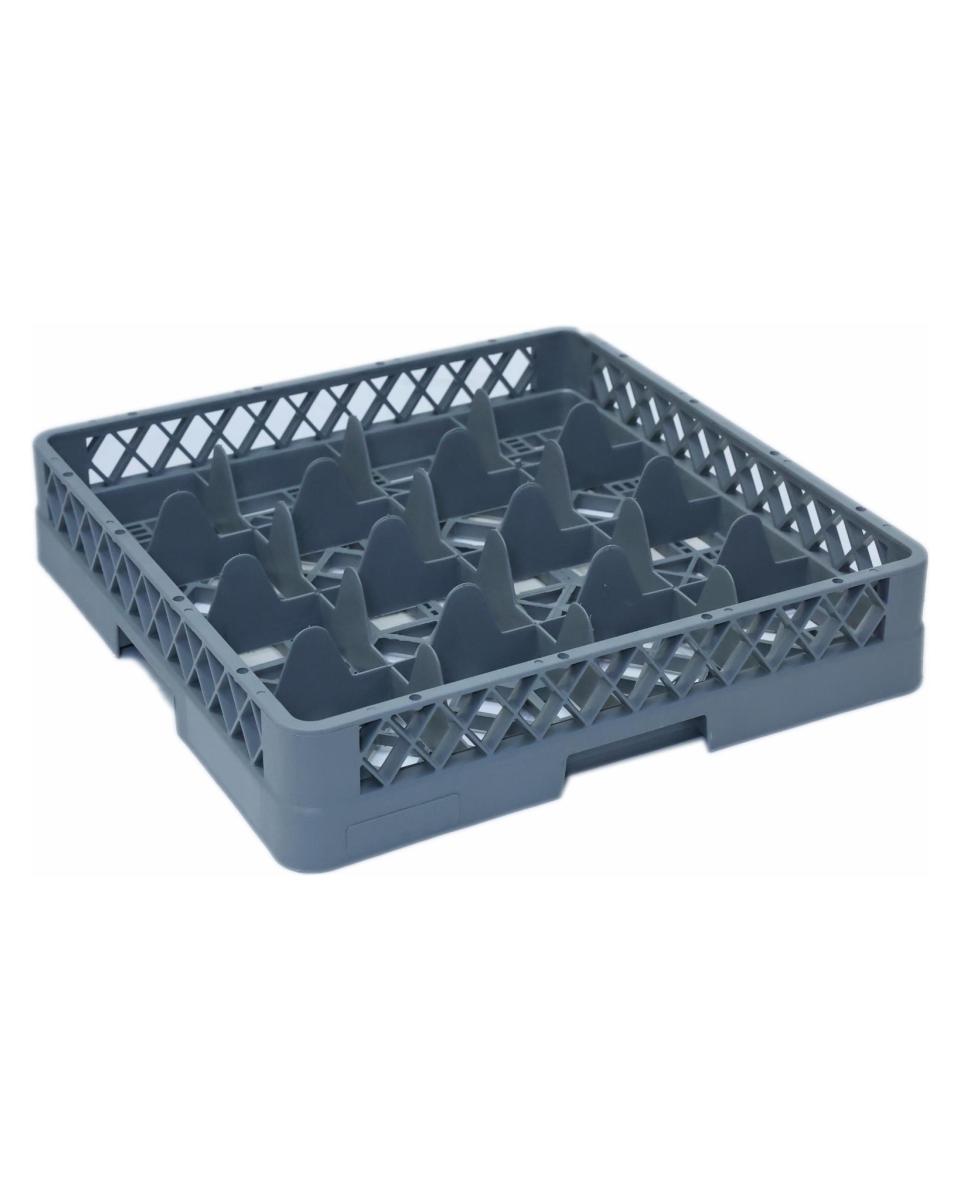 Spülmaschinenkorb – 16 Gläser – Grau – Polypropylen – H 10 x B 50 x T 50 CM – Saro – 508-1015