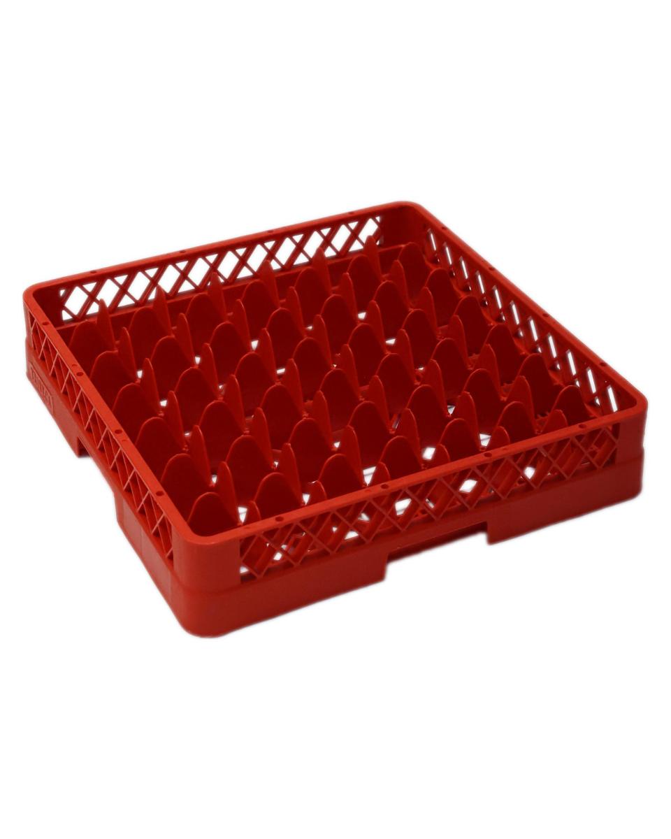 Spülmaschinenkorb – 49 Gläser – Rot – Polypropylen – H 10 x B 50 x T 50 CM – Saro – 508-1027