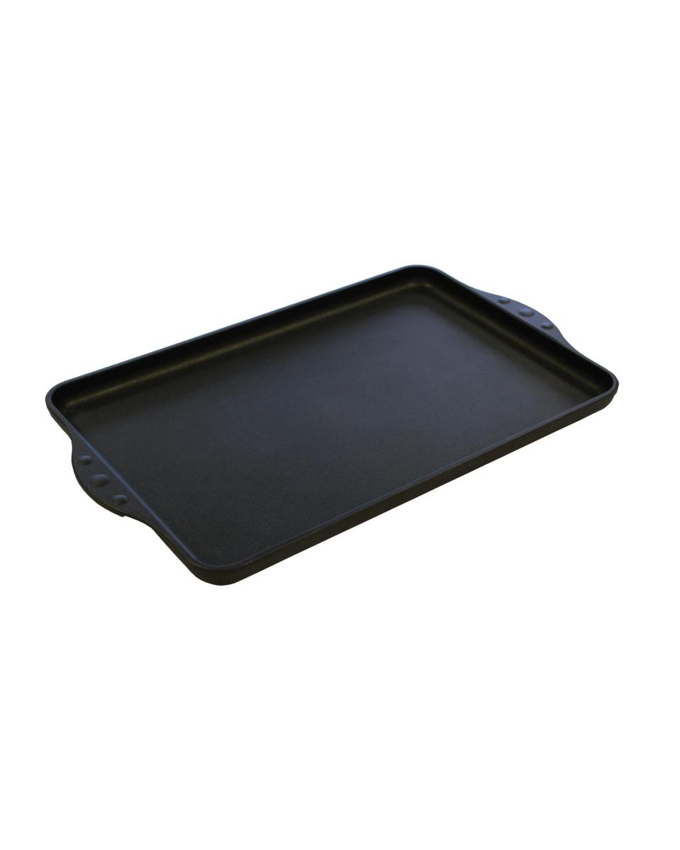 Grillplatte – glatt – H 0,25 x B 4,3 x T 2,8 cm – Eurolux – EU2000-3