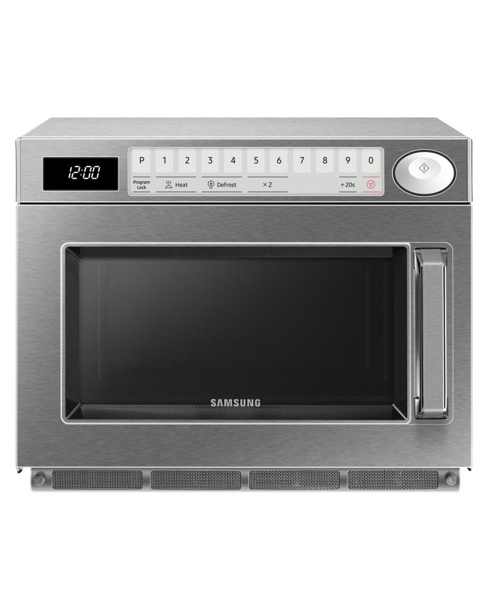 Mikrowelle – Edelstahl – 26 Liter – 230 V – H 36,8 x B 46,4 x T 55,7 cm – Saro – 380-1245