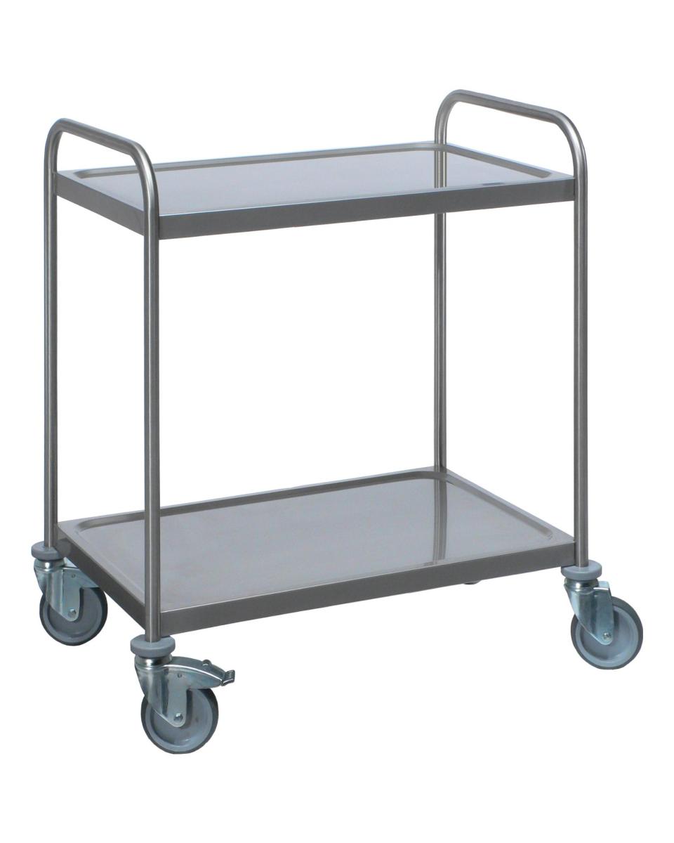 Servierwagen - Edelstahl - H 97 x B 87 x T 57,5 CM - Saro - 487-2000