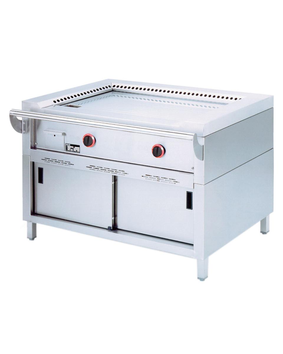 Gas Teppanyaki 2 Zonen Schrank Schiebetüren TPG2-12
