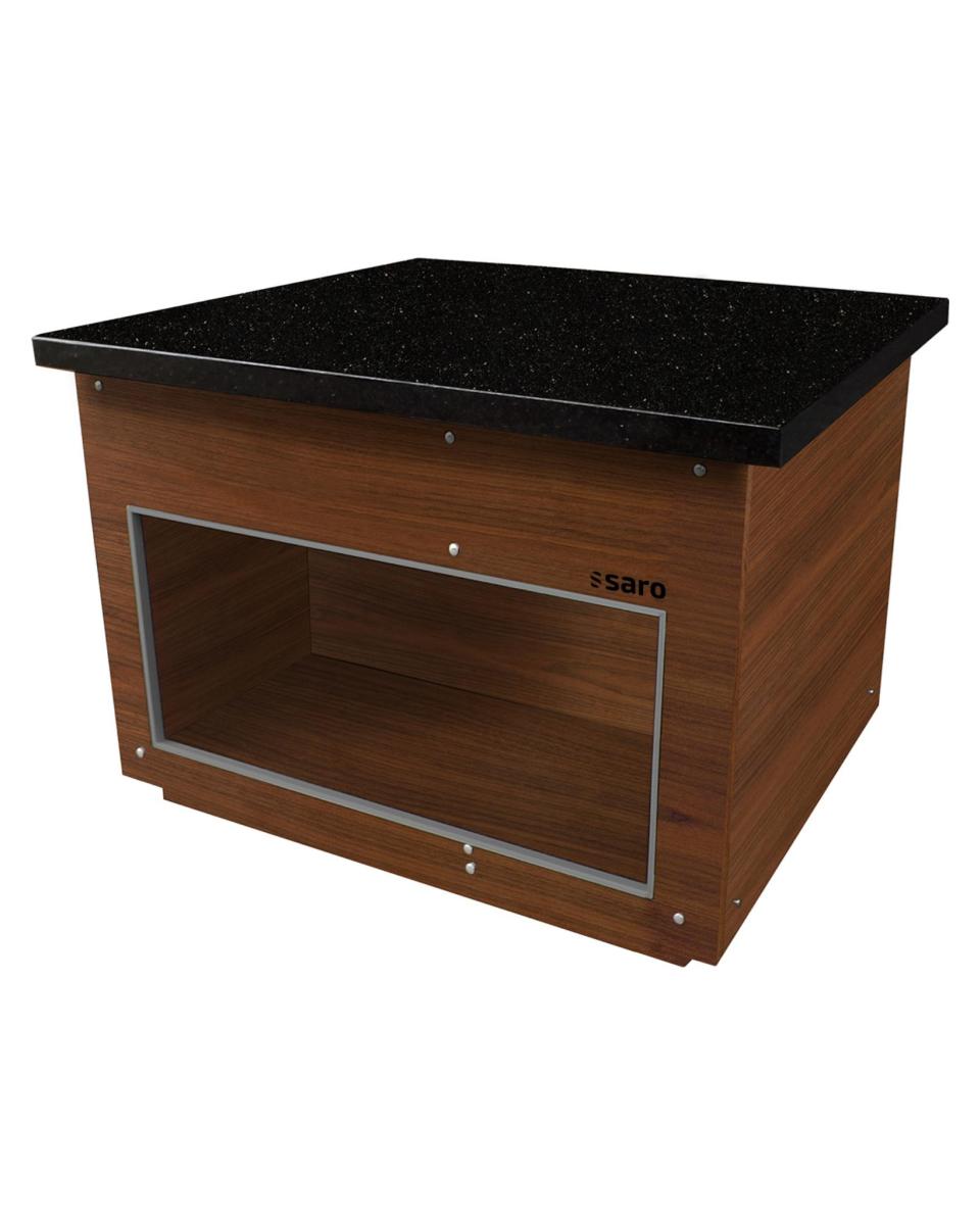 Buffetelement - Braun - H 85 x B 100 x T 88 CM - Saro - 366-2515