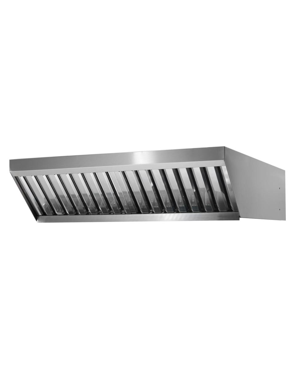 Abdeckung – Edelstahl – H 25 x B 92 x T 100,5 CM – Saro – 455-1390