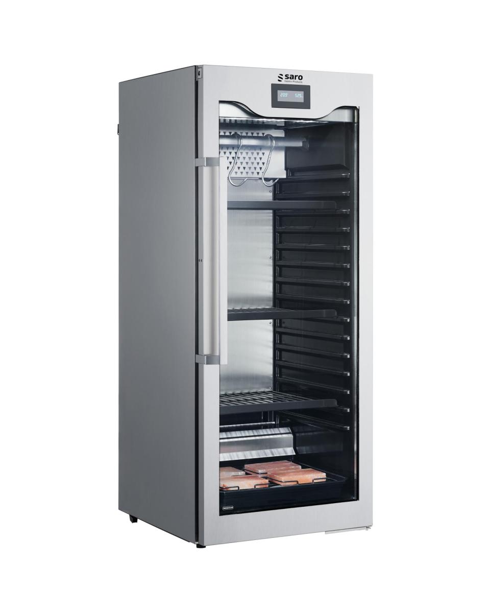 Reifeschrank für Trockenreifung – Digitale Temperaturregelung – Edelstahl – 480 Liter – 220–240 V – H 166,2 x B 70 x T 81 cm – Saro – 330-3760
