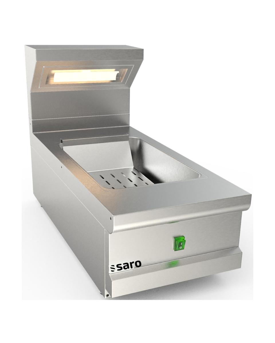 Pommeswärmer – 1/1 GN – Edelstahl – 230 V – H 27 x B 40 x T 90 CM – Saro – 423-8320