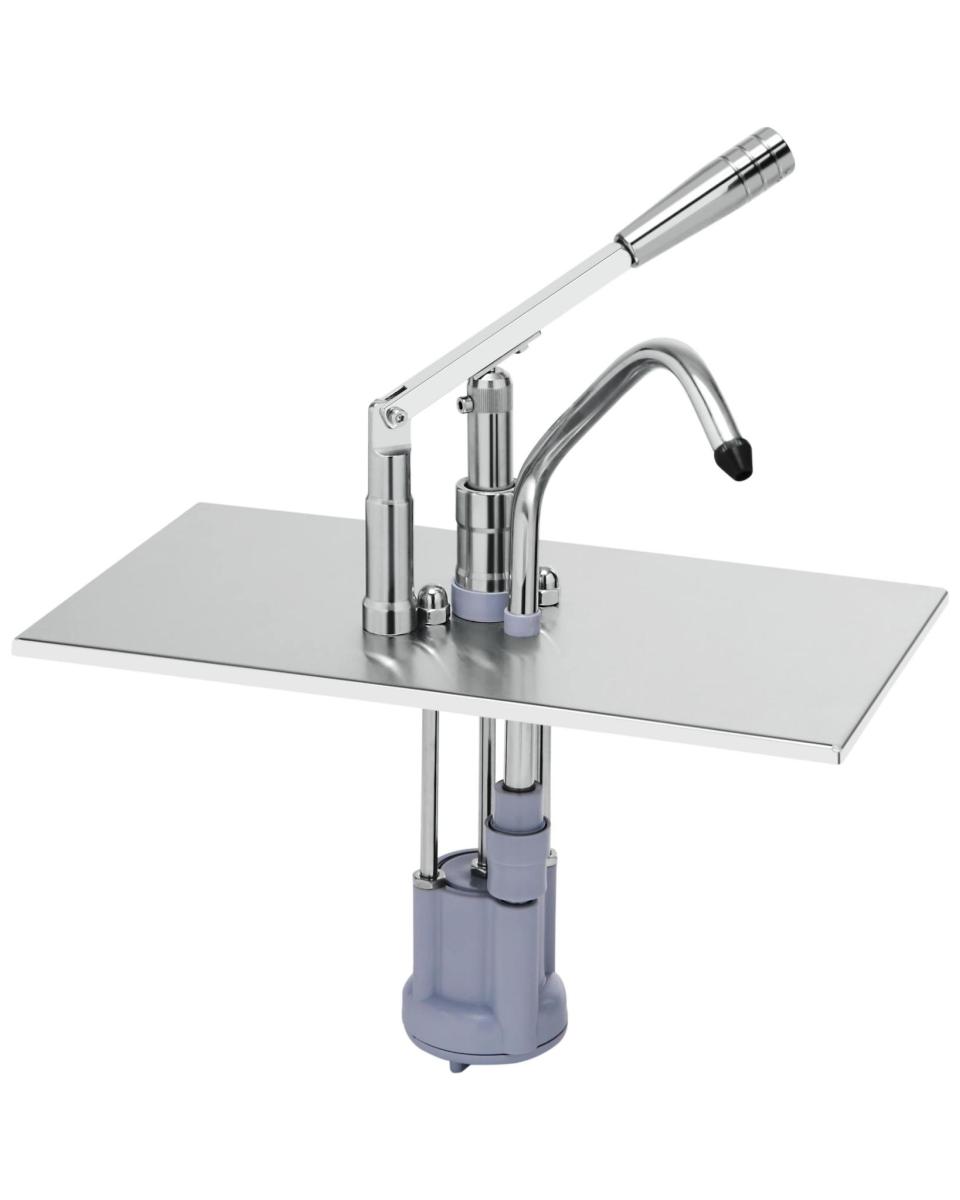 GN-Deckel mit Pumpenkopf – Edelstahl – Saro – 421-2000