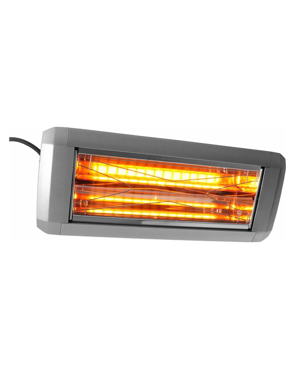 Infrarotheizung – Silber – 230 V – H 11,3 x B 46,5 x T 19,5 CM – Saro – 190-1050