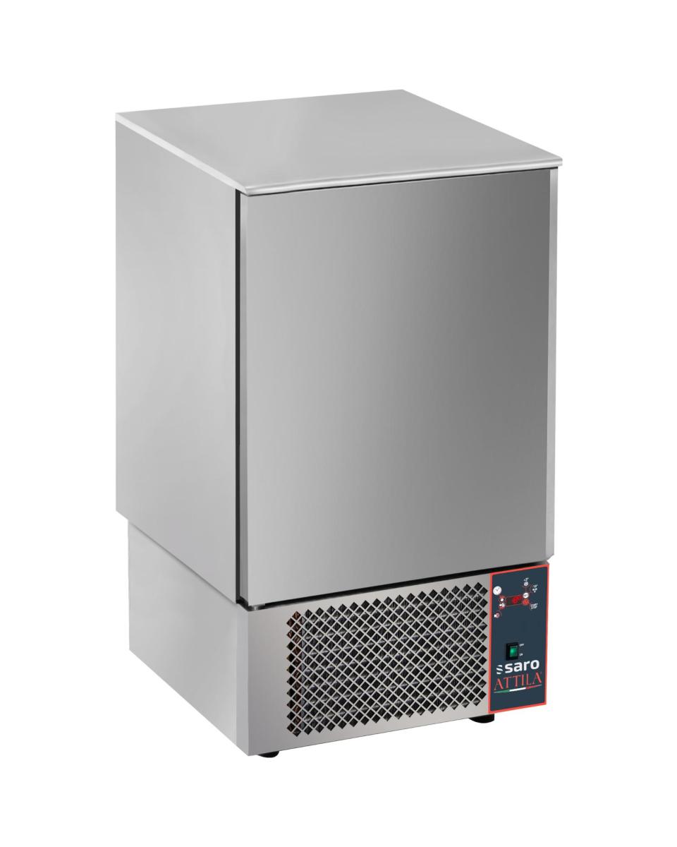 Schockfroster - 10x 1/1 GN - Digitale Temperaturregelung - Edelstahl - 190 Liter - 230V - H 126 x B 75 x T 75 CM - Saro - 455-1512