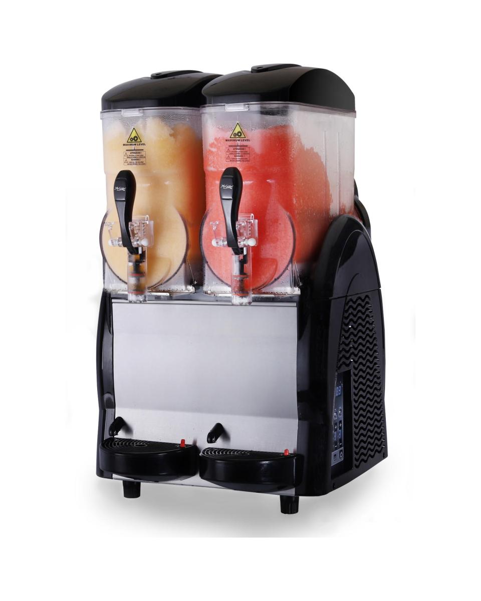 Slush- und Eismaschine – Kunststoff – 2 x 12 Liter – H 81 x B 47 x T 52 cm – Saro – 398-1065