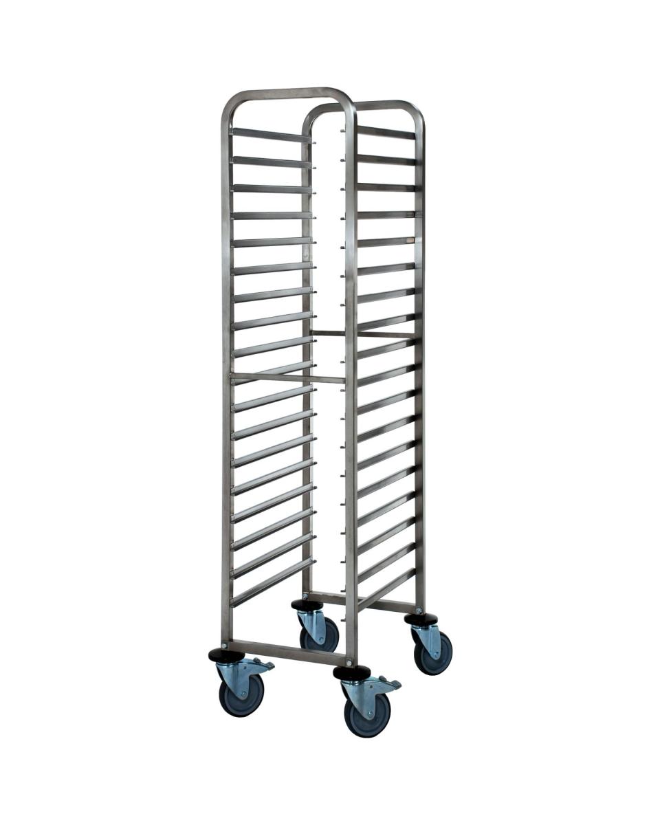 Regalwagen – Edelstahl – H 164,5 x B 46 x T 61,3 CM – Saro – 487-1040