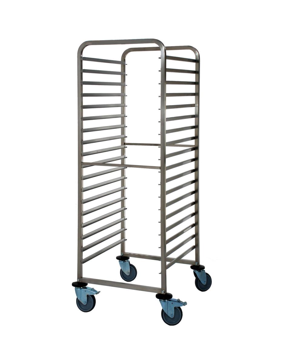 Regalwagen – Edelstahl – H 164,5 x B 66,2 x T 73,3 CM – Saro – 487-1055