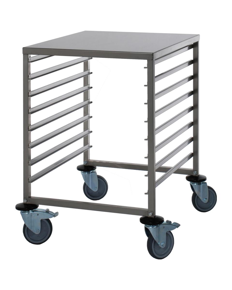 Regalwagen – Edelstahl – H 84,5 x B 66,2 x T 73,3 CM – Saro – 487-1080