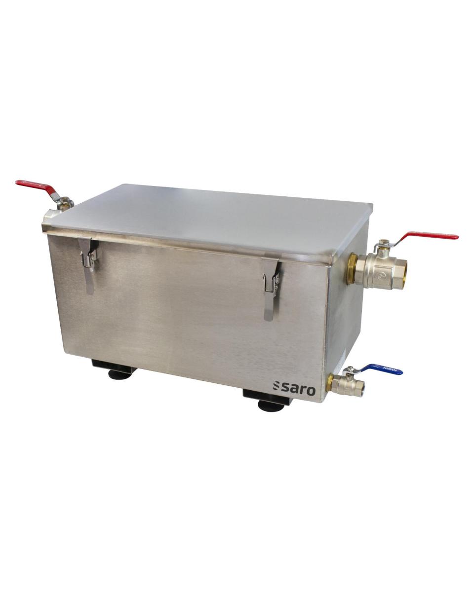Fettabscheider – Edelstahl – 44 Liter – H 42,7 x B 64,2 x T 38,7 CM – Saro – 471-3005