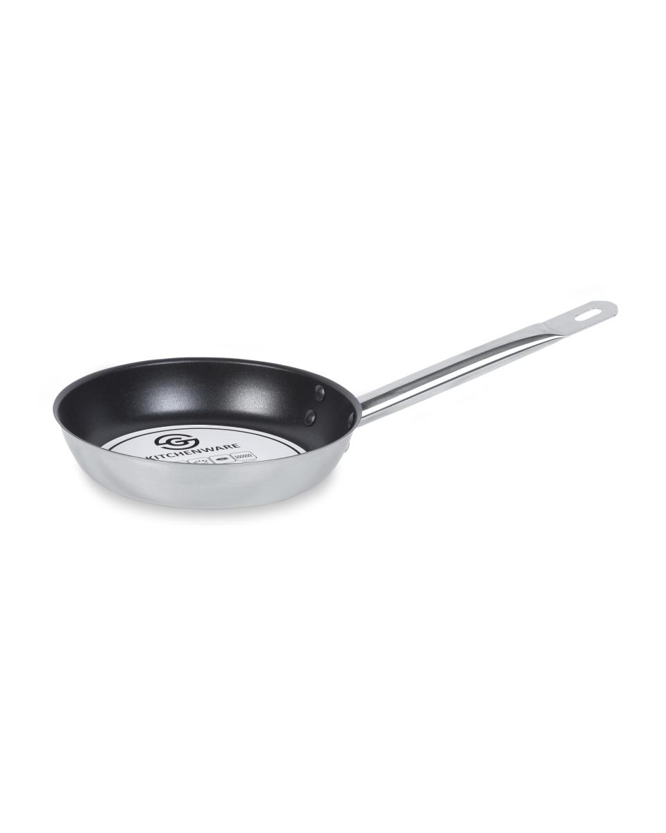 Bratpfanne - Edelstahl - Ø20 CM - Antihaftbeschichtet - H 4,1 CM - G-Line