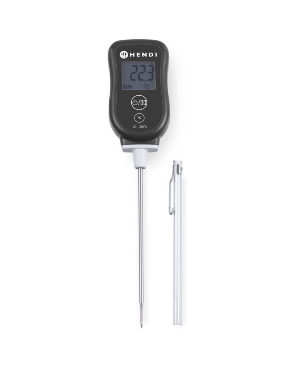 Digitales Thermometer mit Sonde - 20,4 x 4,2 cm - Hendi - 271230