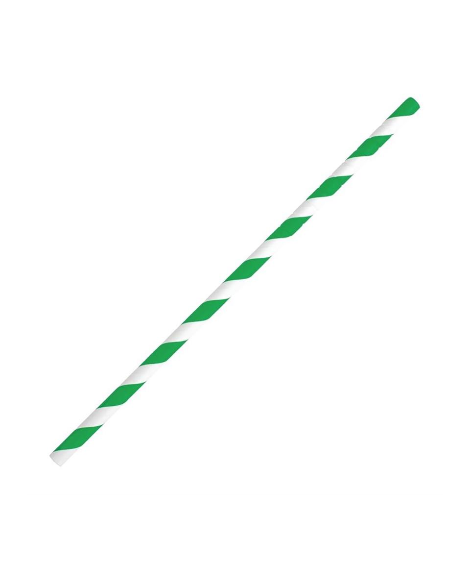 Einweg-Strohhalme - 250 Stück - Grün - Fiesta Green - FB143