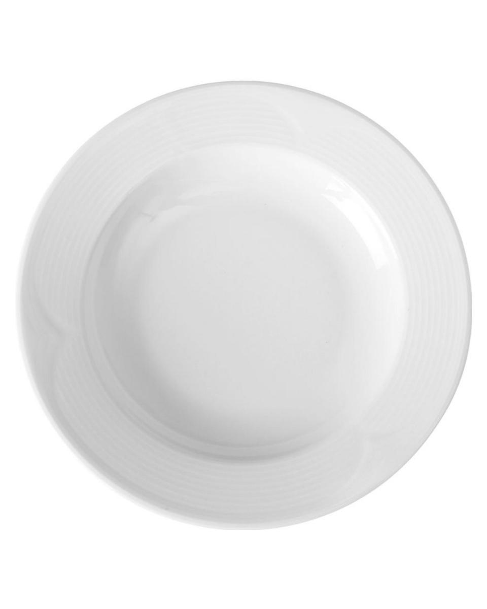 Tiefer Teller - 6 Stück - Porzellan - 30 cm - Hendi - 794517