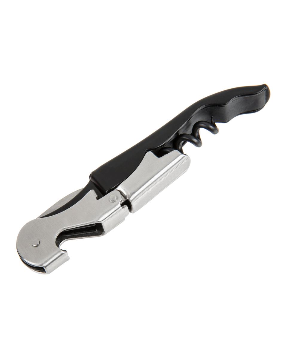 Kellnermesser - 12 cm - Schwarz / Edelstahl - G-Line