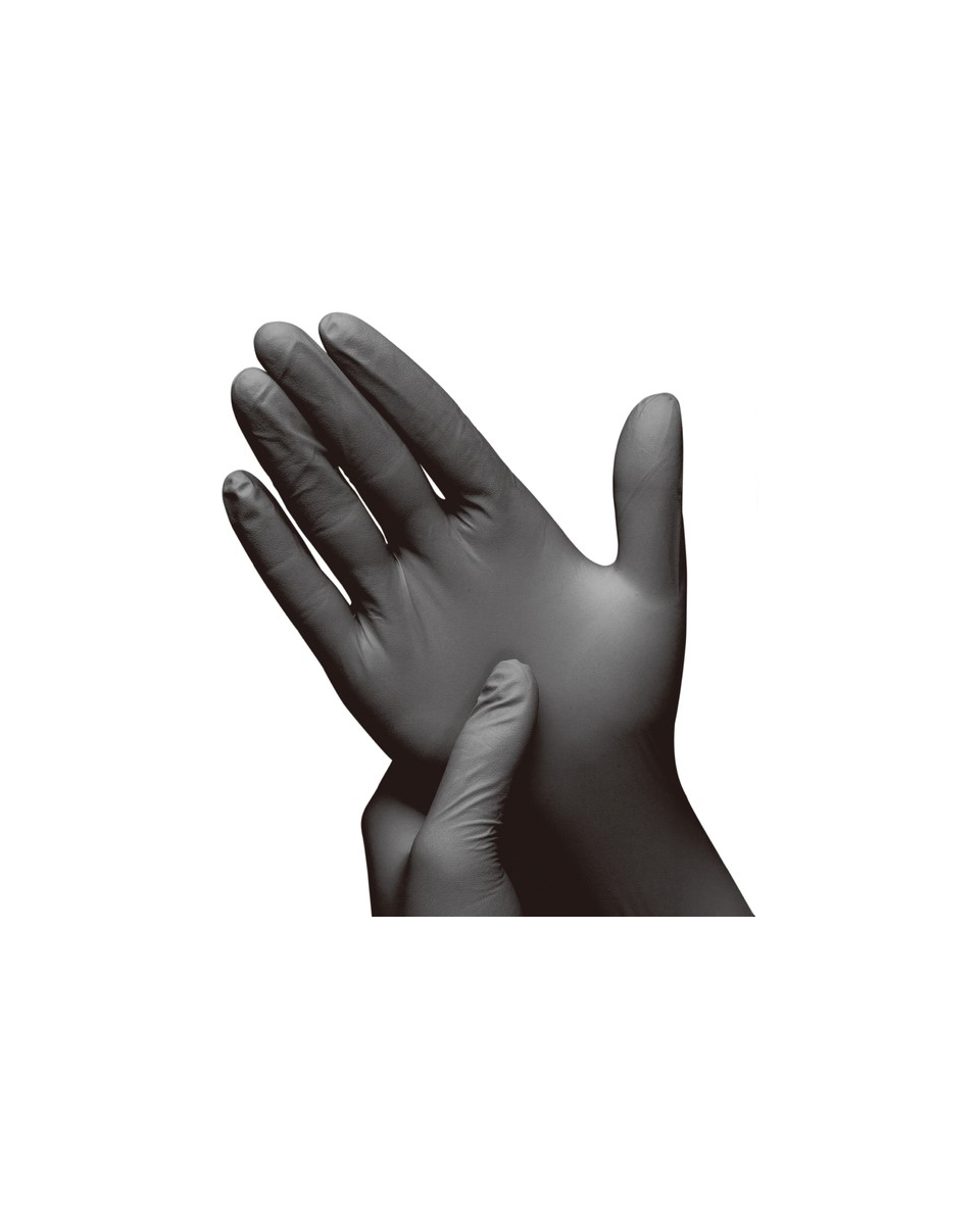 Handschoen - Nitril - Zwart - Maat L - 100 stuks - Hynex