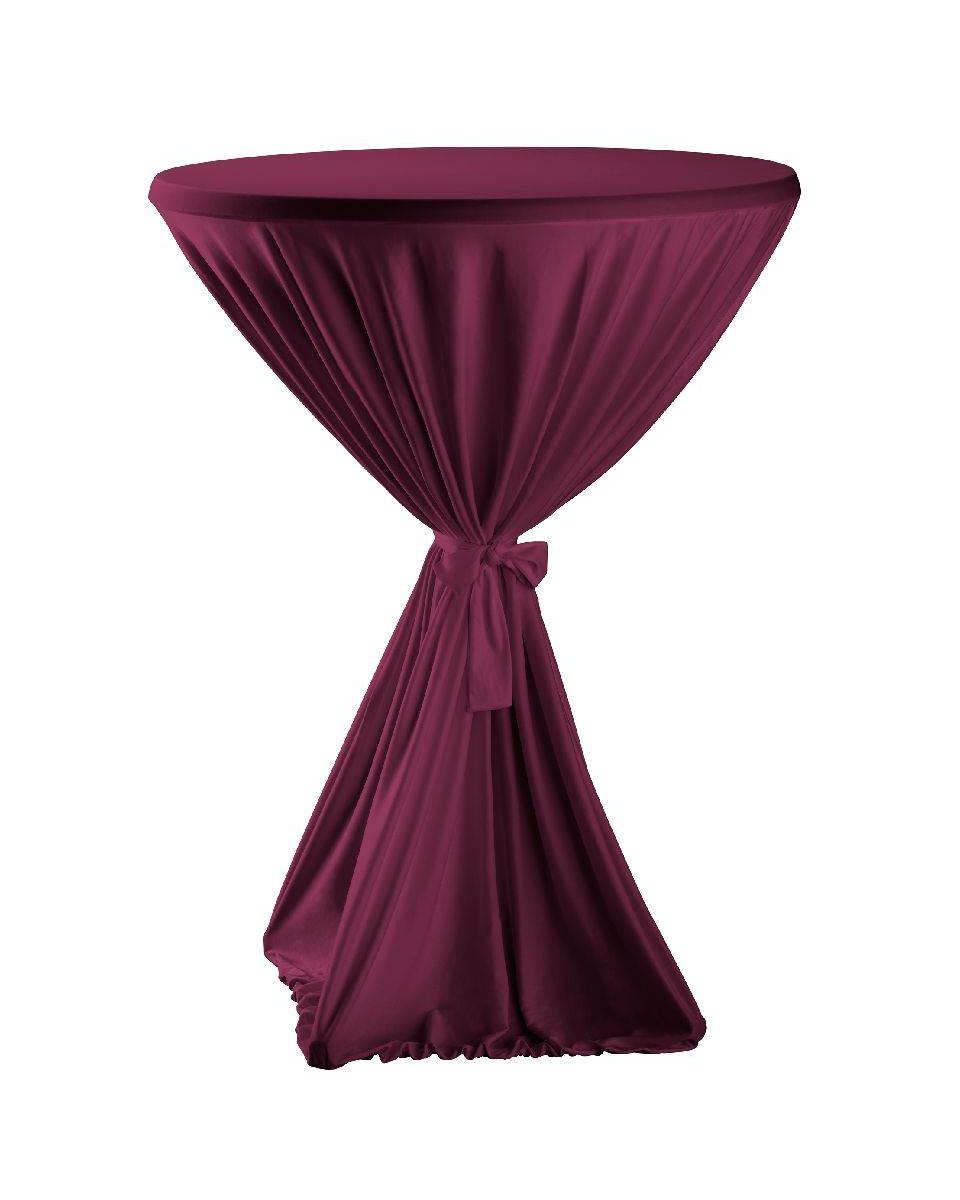 Stehtisch-Husse - Garden - Bordeaux - Ø70-85cm - Dena