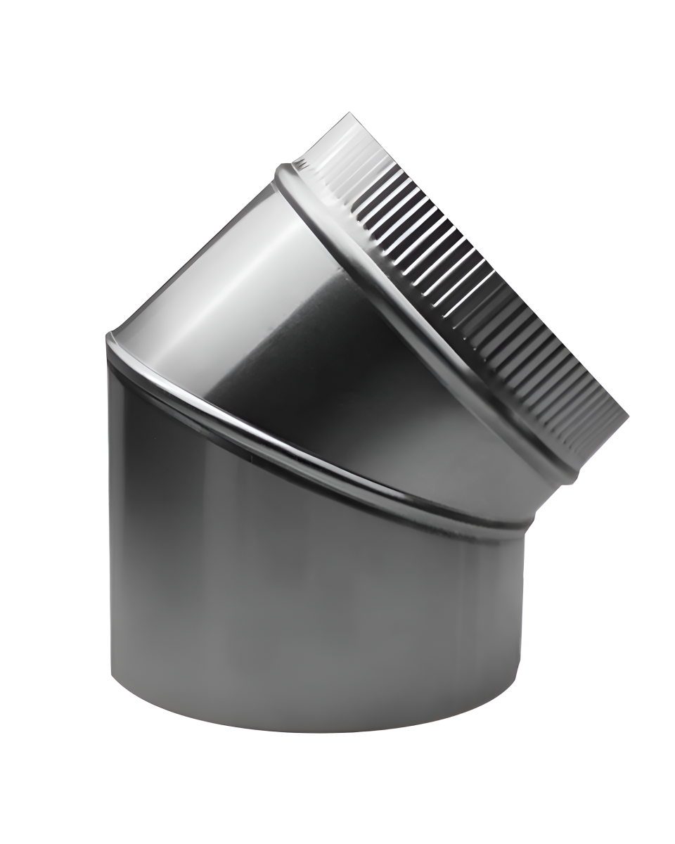 Biegung Kanalisation - Rund - 45° - Aluminium - G-Line