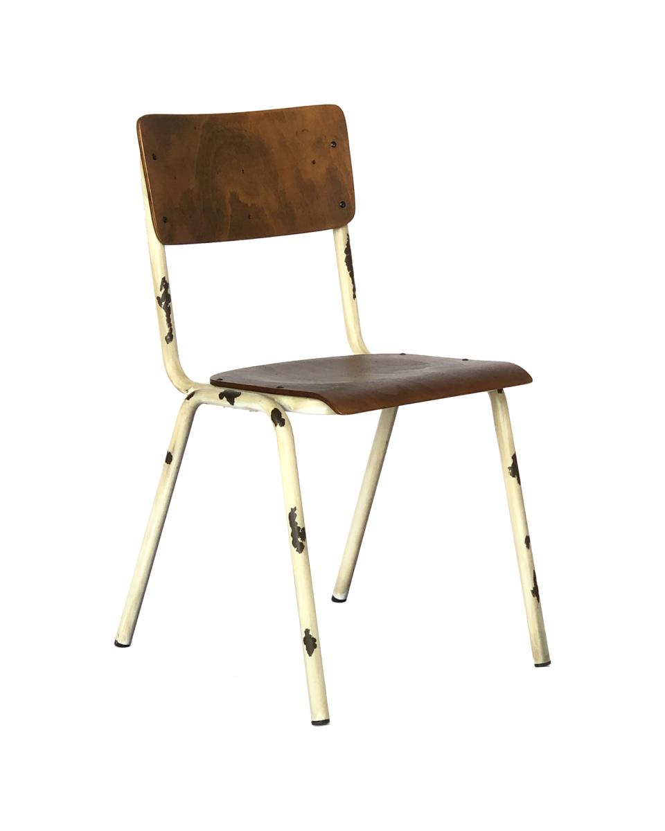 G-Line-Stuhl - Old School - Vintage Creme - Holz - G-Line