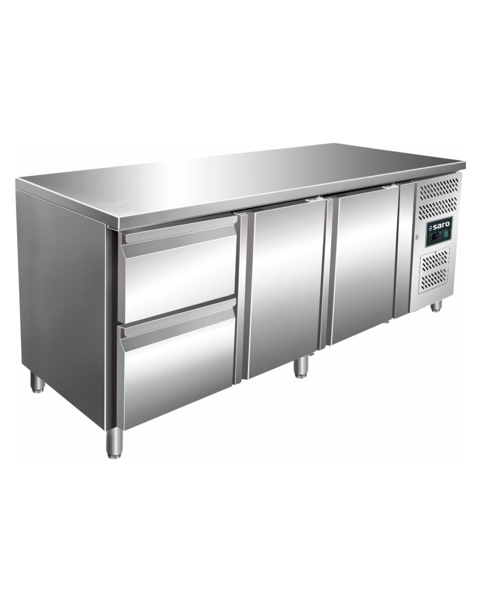 Gekühlte Werkbank – Digitale Temperaturregelung – Edelstahl – 465 Liter – 230 V – H 89 x B 179,5 x T 70 cm – Saro – 323-10716