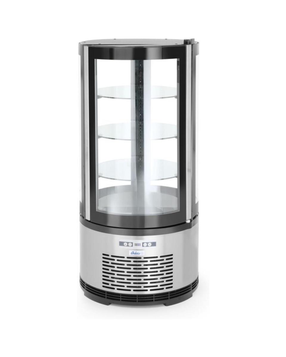 Gebäckvitrine Rund - 100 L - Hendi - 233825