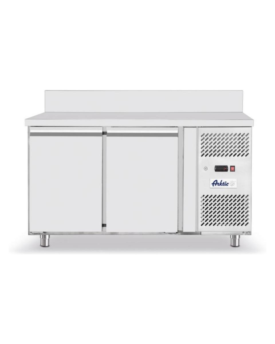 Kühltisch mit 2 Türen Profi Line 280L - Edelstahl - H 85 x 70 x 136 cm - Hendi - 232064