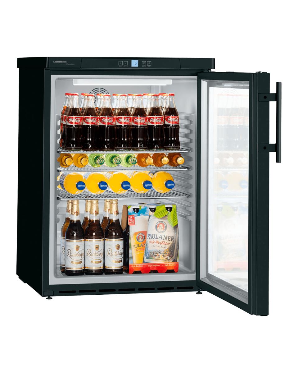 Gastronomiekühlschrank - Schwarz - 130 Liter - 1 Tür - Liebherr - FKUv 1613-24/744