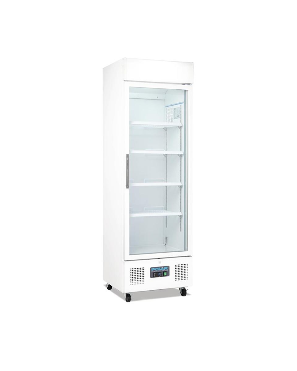 Kühlschrank Glastür - 336 Liter - H 198,2 x 62 x 57 cm - 146 W - 230 V - Polar - DM076