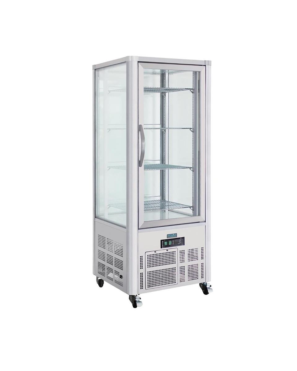 Gebäckvitrine - 400 Liter - H 180 x 70,6 x 70,6 cm - 230 V - Polar - GD881
