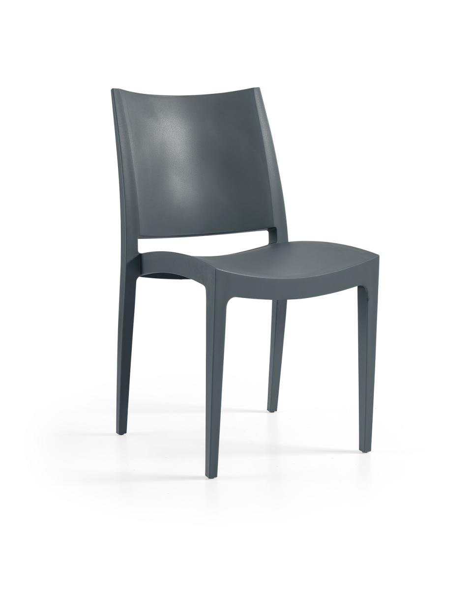Terrassenstuhl - Lotus - Anthrazit - Polyethylen - G-Line