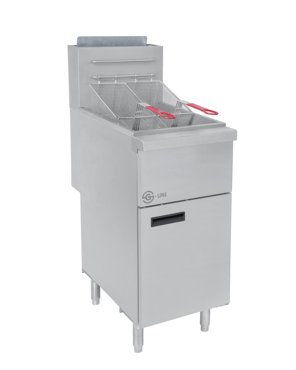 Friteuse - Gas - Staand Model - 16 L - RVS - G-Line