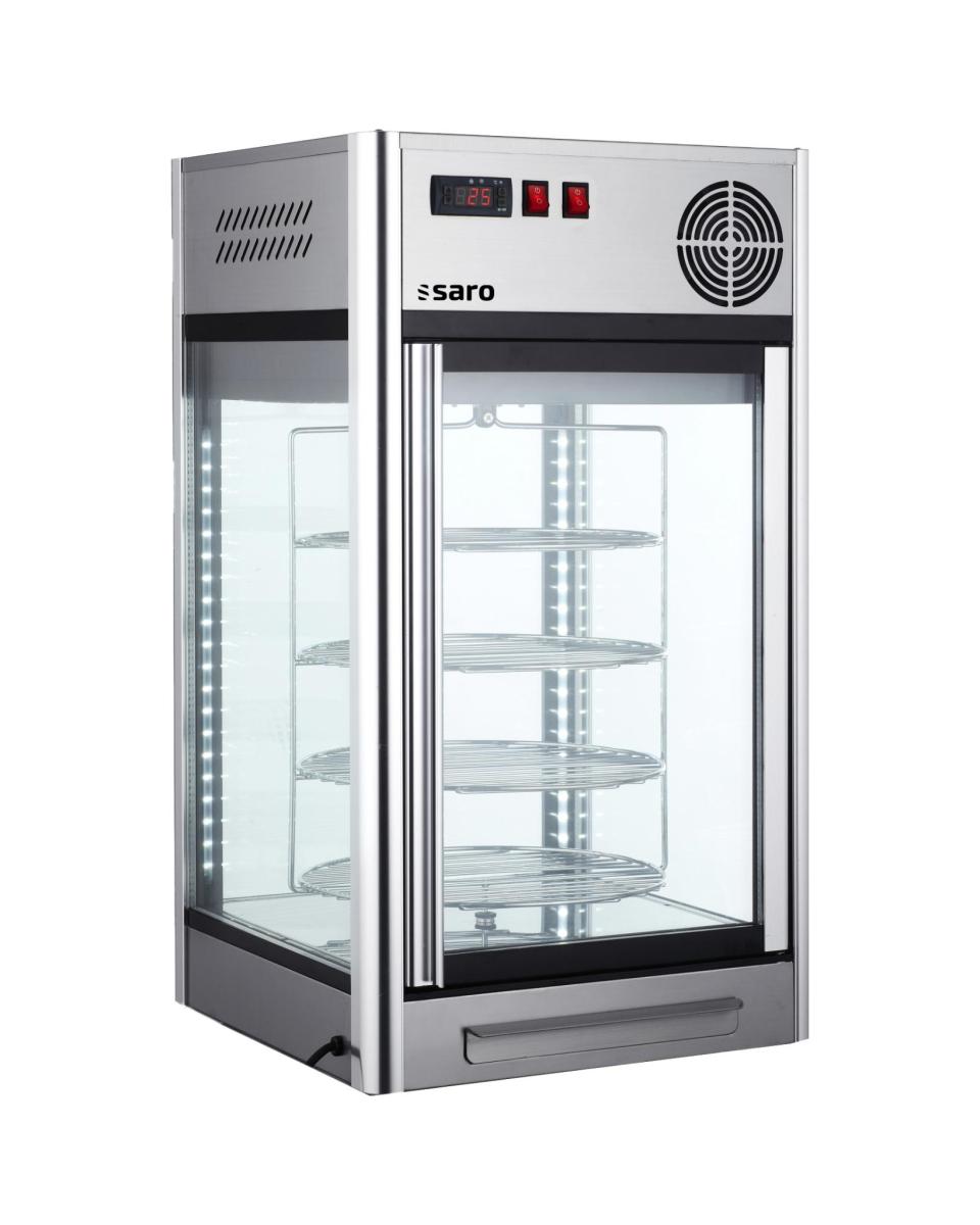 Gebäckvitrine - 110 Liter - Edelstahl - Saro - 330-1034
