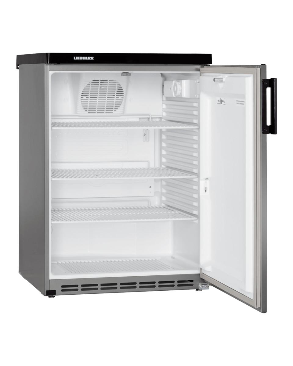 Kühlschranktisch Modell - Stahlgrau - 160 Liter - 1 Tür - Liebherr - FKvesf 1805-20