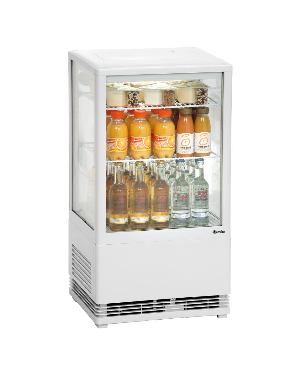 Kühlvitrine - Tischmodell - 58 Liter - Weiß - Bartscher - 700258G